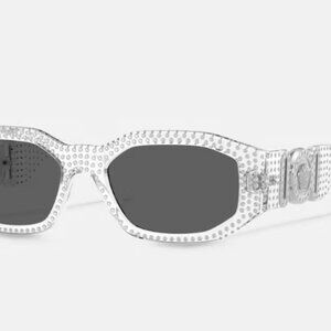 VERSACE CRYSTAL MEDUSA BIGGIE SUNGLASSES